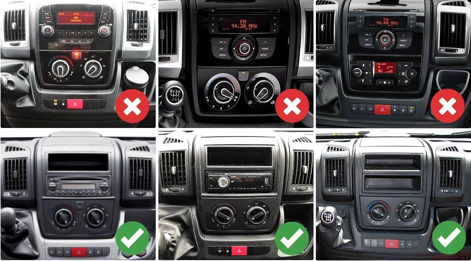 Redukn rmeek A7616 pro autordio 9" pro Fiat Ducato/Citroen Jumper/Peugeot Boxer 2006-2011