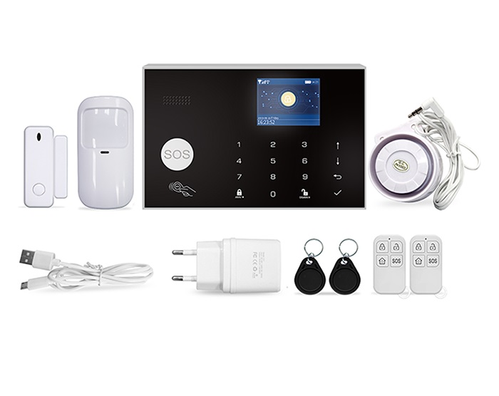 Wi-Fi/GSM alarm systm TUYA ZX-G30 black