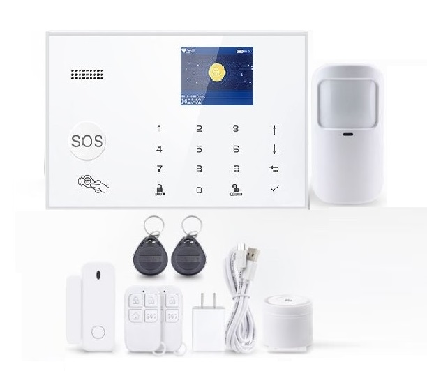 Wi-Fi/GSM alarm systm TUYA ZX-G30 white