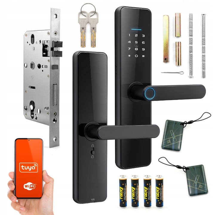 WiFi inteligentn zmek s klvesnic a otiskem prstu,PST-X5, zmek 5572, Android/iOS