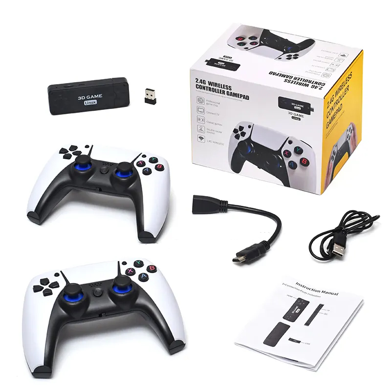 Retro Videohern konzole U9 Pro Game stick 4K HD, 64GB