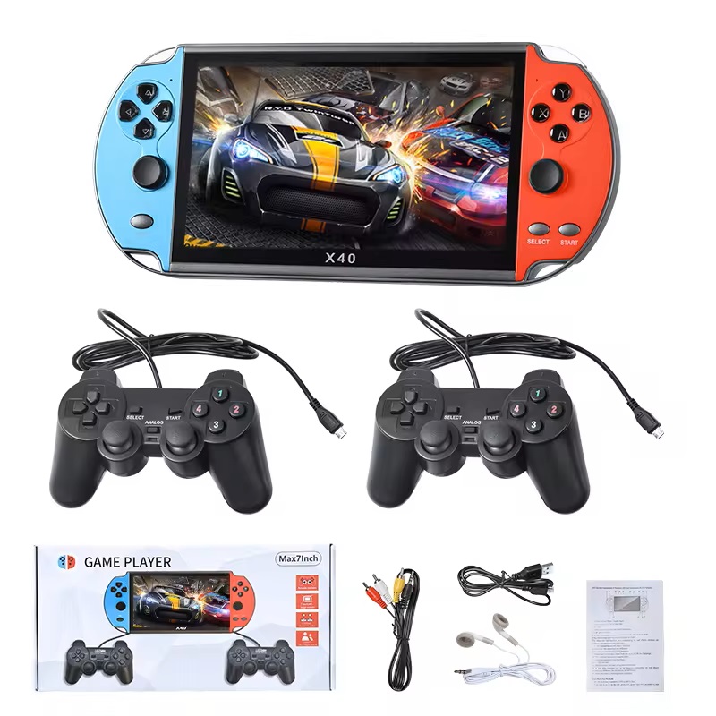Penosn hern konzole X40 7.0 LCD, 16GB, modroerven, 2x ovlada