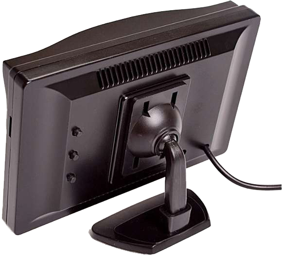 Parkovac monitor s LCD 5" displejem - model C0070 s psavkou a mont na palubn desce