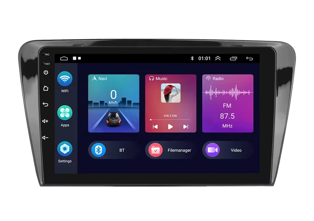 Autordio 10.1" LCD A2752 Android 10 s rmekem A7649 pro koda Octavia III 2012-2019