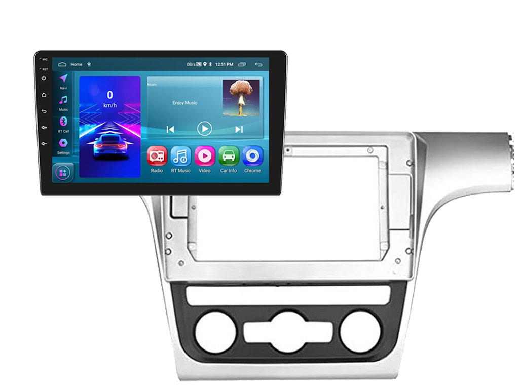 2DIN Autordio 10,1palc LCD A3196 Android 13 s rmekem A7354 pro Volkswagen Passat 2012