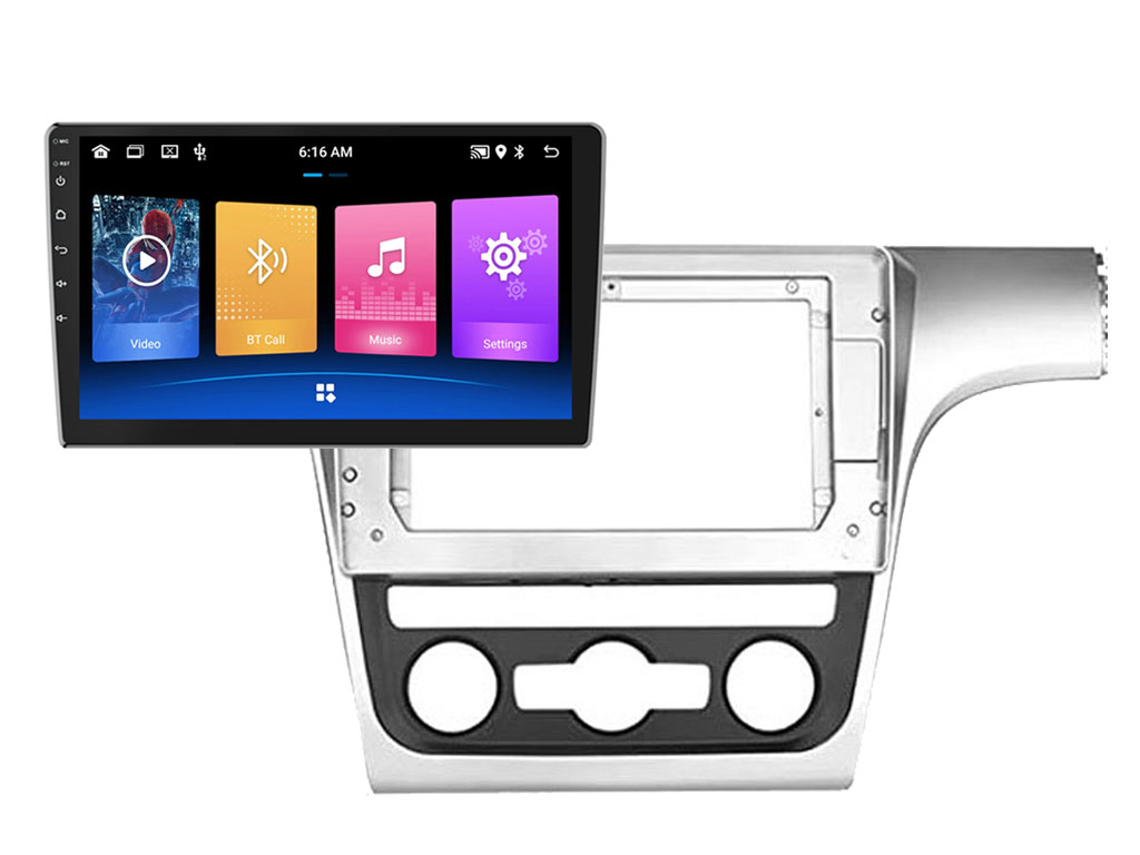 2DIN Autordio 10palc LCD A2752 Android 10 s rmekem A7354 pro Volkswagen Passat 2012