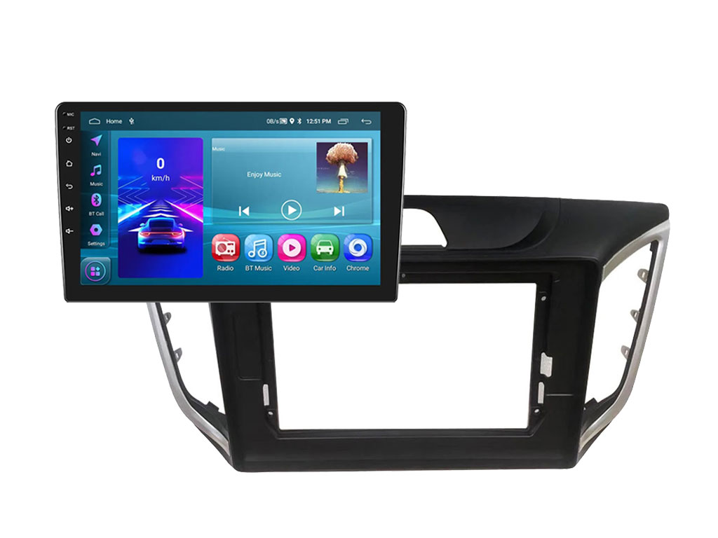 2DIN Autordio 10,1" LCD A3196 2GB+32GB Android 11 s rmekem A7182 pro Hyundai IX25 2015-2018