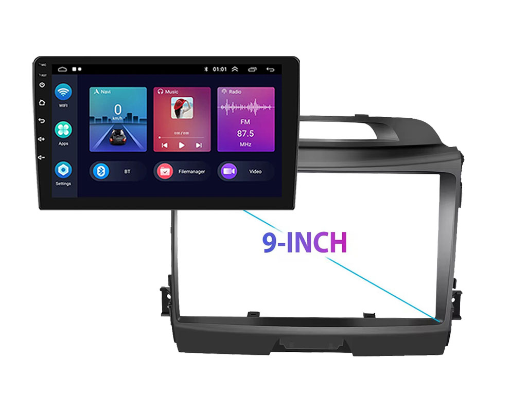 2DIN Autordio 9" LCD A3018 Android 11 s rmekem A7172 pro Kia Sportage 2010-2016