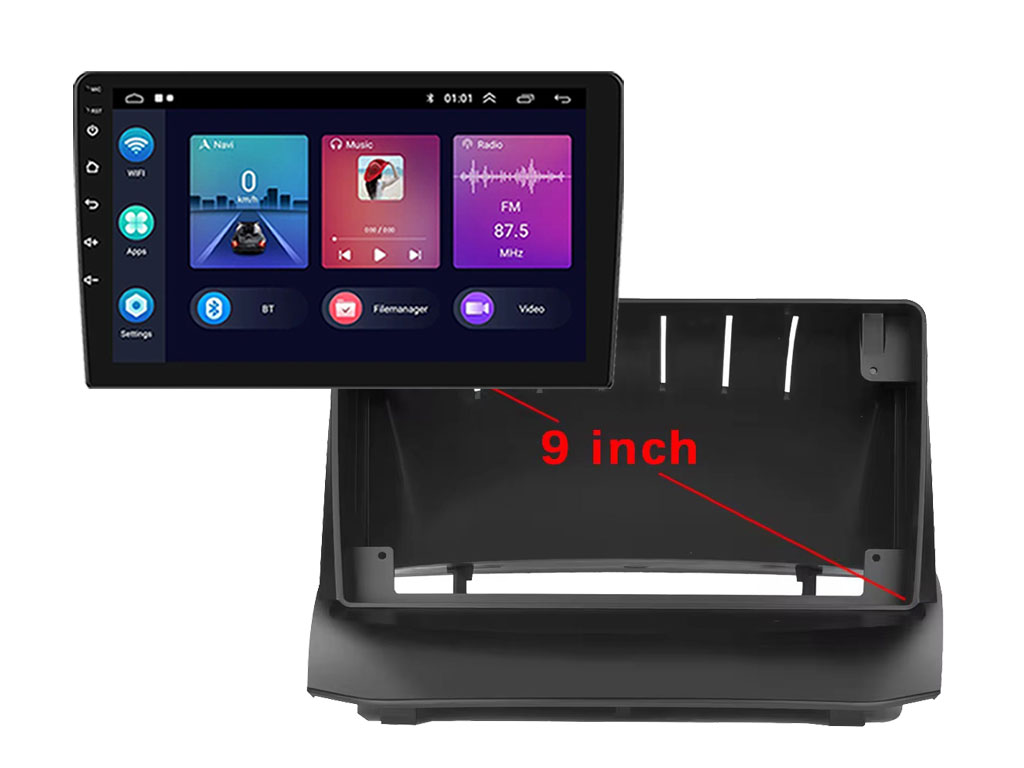 2DIN Autordio 9" LCD A3018 Android 11 s rmekem  A7553 pro Ford Fiesta 2009-2014