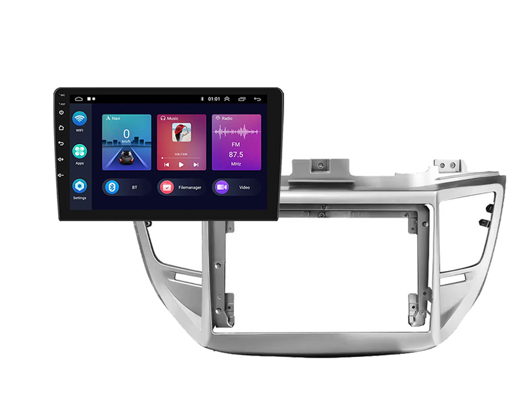 2DIN Autordio 9" LCD A3018 Android 11 s rmekem A7121 pro Hyundai Tucson 2015-2017