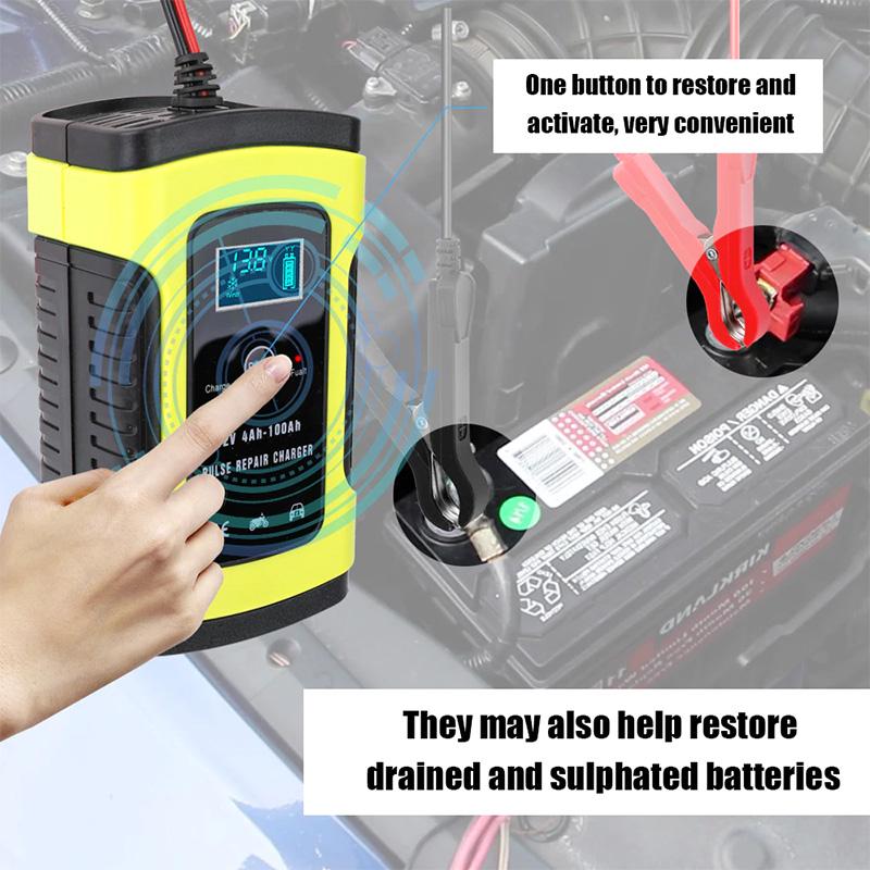 Automatick Inteligentn rychlonabjec nabjeka W2066YWEU bateri 12V 6A pro automobily