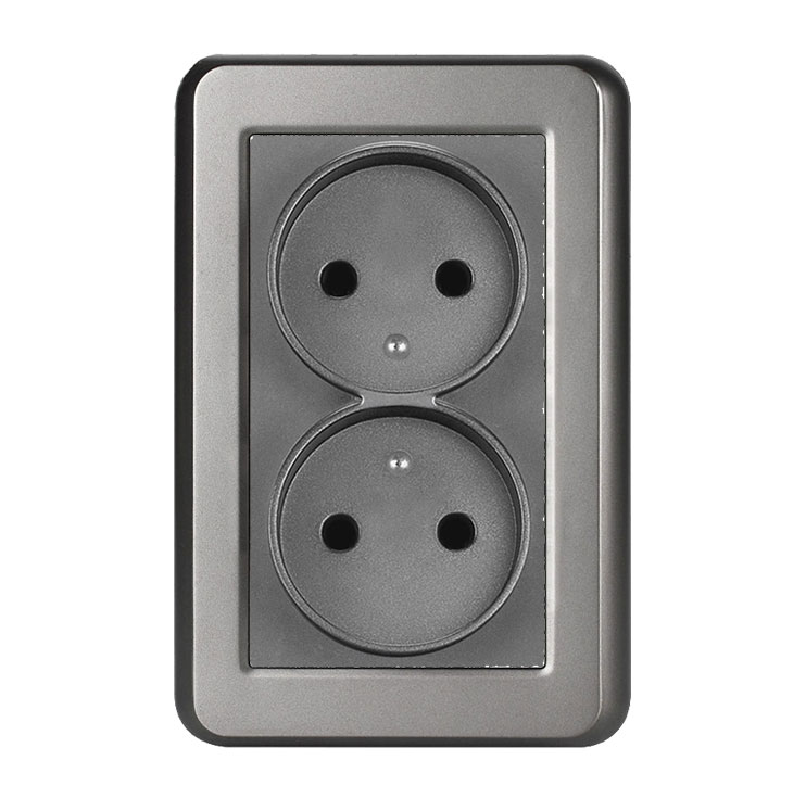 UNIC Elektrick dvojzsuvka 2x230V ed plast