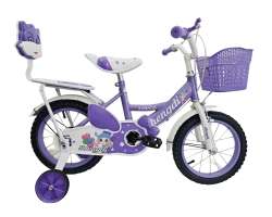 D�tsk� kolo s pomocn�mi kole�ky UBCYC-10 velikost 14" fialov� - 2390 K�