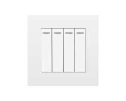 SRAN 4vyp�na� v�etn� r�me�ku, plast b�l� - 70 K�