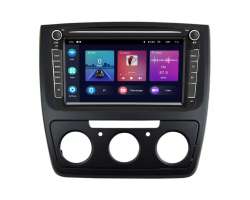 Autordio 8" LCD A3054  Android 13 s rmekem SK-015 pro koda Yeti s manuln klimatizac - 4866 K