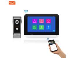  Tuya Smart Digitaln zvonek PST-DB10 2,0 MP, 7palcov dotykov Wi-Fi monitor, Detekce pohybu 1080P - 4498 K