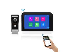 Tuya Smart Digitaln� zvonek PST-DB10 2,0 MP, 7palcov� dotykov� Wi-Fi monitor, Detekce pohybu 1080P - 4988 K�