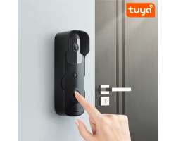 WIFI TUYA vodotsn video zvonek PST-T30 black - 1990 K