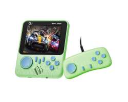P�enosn� hern� konzole G7 s 600 vestav�n�mi hrami pro NES a zelen�m designem - 890 K�