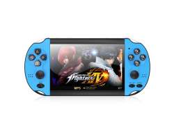 P�enosn� hern� konzole X7 Plus 5.1 LCD, 8GB, 10 000 vestav�n�ch her, modr� - 870 K�