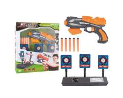 SHOOT GAME 999-3: Elektronick� bodovac� ter�e a pistole na m�kk� kulky - 360 K�