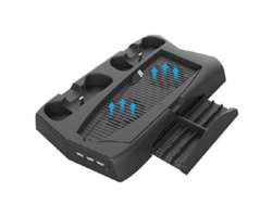 Vertik�ln� stojan 5v1 a dob�jec� stanice P5-010-2 pro Playstation 5 (PS5) - 370 K�