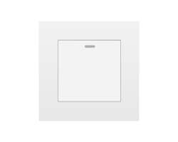 SRAN Vyp�na� schodi��ov�/k��ov� �azen� 7 v�etn� r�me�ku - plast b�l� - 65 K�