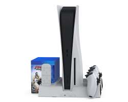 Vertik�ln� multifunk�n� stojan TP5-1511 a dob�jec� stanice s chlad�c�m ventil�torem pro PS5 - 690 K�