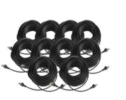 10x UTP sov kabel CAT 5e  20m (200m) ern - 890 K