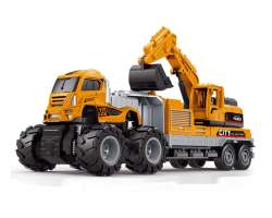 Stavebn Truck s Rypadlem | Hraka CITY Engineering, dlka 27cm - 240 K