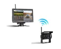 Wifi parkovac� set TRUCK A4007, 1x 18LED kamera s LCD 7" splitscreen monitorem - 2590 K�
