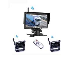 VOLNA Wifi parkovac� set TRUCK K0082, 2x 18IR LED kamera s LCD 7" monitorem - 3298 K�
