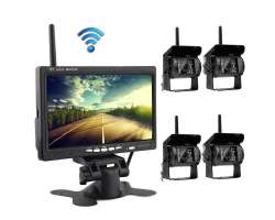Wifi parkovac� set TRUCK C0054, 4x 18LED kamera s LCD 7" monitorem - 4690 K�