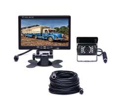 Parkovac� syst�m TRUCK K0203-AHD,18IR LED kamera s 7" LCD displejem na palubku 20m 4pin kabel - 1948 K�
