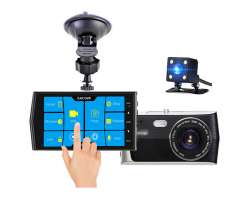 Pedn kamera W2058 do auta DVR 4" LCD, Full HD + couvac kamera - 1490 K