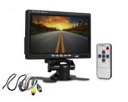 LCD 7" AHD na palubku 2ch 4PIN 12V/24V pro parkovac� kameru - 1380 K�