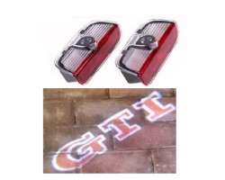 LED Logo VW - 2 ks svtel do dve s logem GTI - 341 K