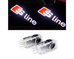 LED Logo pro AUDI 2 ks svtel do dve  Sline - 388 K