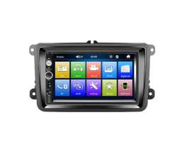 Autor�dio 7" LCD 7023B, MP5 P�ehr�va� s Bluetooth s r�me�kem VW-007 �koda, VW, Seat , Audi - 2498 K�