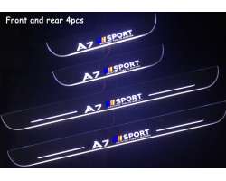 4x LED dynamick prahov lity pedn i zadn bl Audi A7 - 3333 K