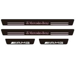 4x LED dynamick prahov lity pedn i zadn modr Mercedes X218 CLS220 CLS350 - 2590 K