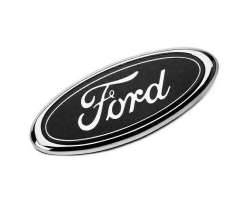 Znak pro vozidla FORD 178x73mm (Chromov ern) - 248 K