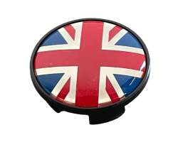 Pokli�ka pro ALU BMW MINI COOPER vn�j�� Ø 54mm, st�edov� krytka s Britskou vlajkou - 66 K�