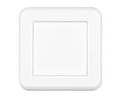 UNIC Vyp�na� jednop�lov� �.1 v r�me�ku 82mm, plast b�l� - 84 K�