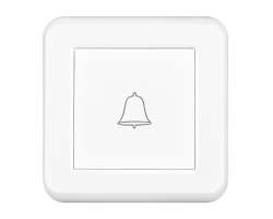 UNIC Zvonek v�etn� r�me�ku plast b�l� - 84 K�