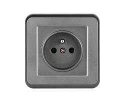 UNIC Elektrick� z�suvka 230V �ed� plast - 83 K�