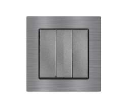 UNIC trojvypna lustrov v rmeku slitina hlinku ed - 178 K