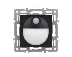 UNIC Led schodi��ov� osv�tlen� s PIR senzorem pohybu, �ern� - 298 K�