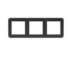 UNIC R�me�ek 224mm pro 3 moduly plast �ern� - 88 K�