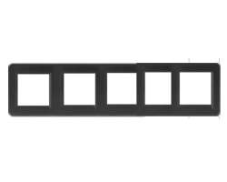 UNIC R�me�ek  366mm pro 5 modul� 52*52mm plast �ern� - 140 K�